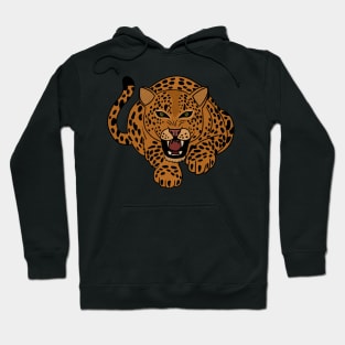 Leopard Stalking, Tropical Animal, Love Cats Hoodie